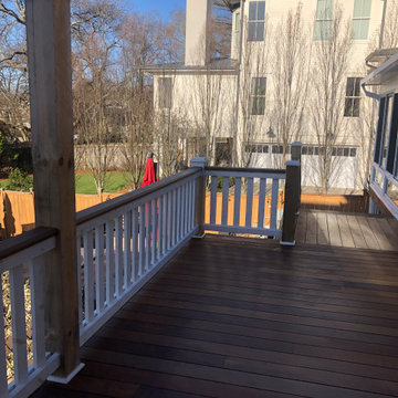 Ipe deck with pergola