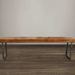 Reclaimed Wood Bench - Accent And Storage Benches