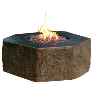 French Barrel Oak Fire Table Coverby Rh Peterson