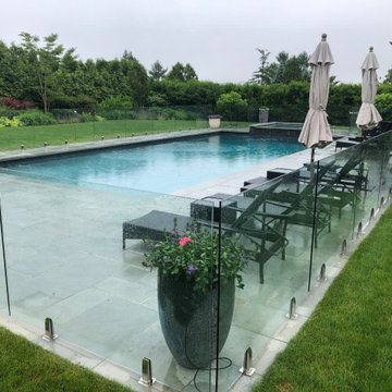 Frameless Glass Pool Fence - Watermill, NY