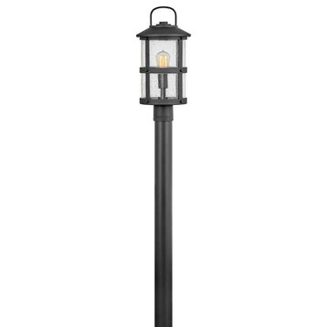 Hinkley Lighting Lakehouse 1 Light 19" Tall Outdoor Post Light, Black