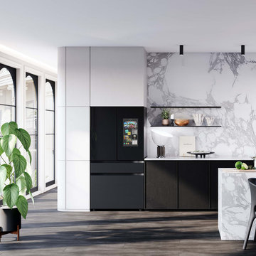 Samsung Bespoke 23 Cu. Ft. 4-Door Counter Depth French Door Refrigerator with Ch