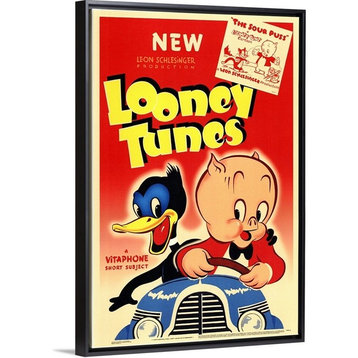 "Looney Tunes (1940)" Floating Frame Canvas Art, 14"x20"x1.75"