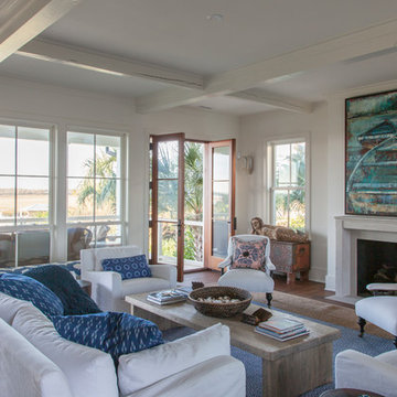Sullivans Island Home with Great Outdoor Living Spaces - Living Room