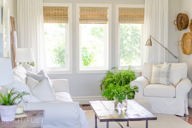 Family room - modern family room idea in San Diego