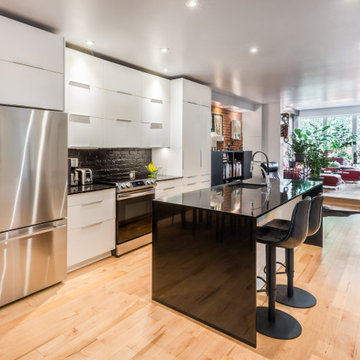 Open-concept kitchen remodel