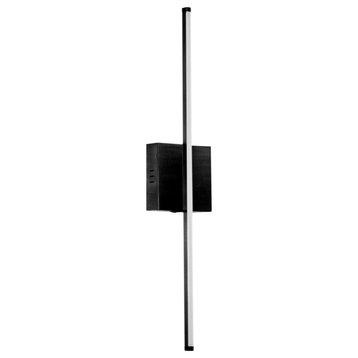 19W Wall Sconce, Matte Black