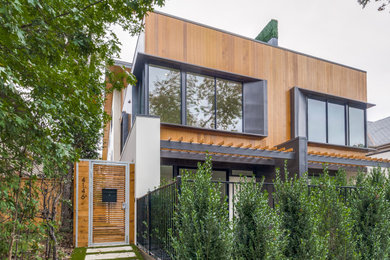 Modern exterior home idea in Dallas