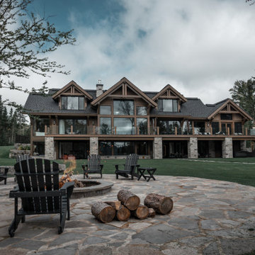 Timber frame - St-Donat