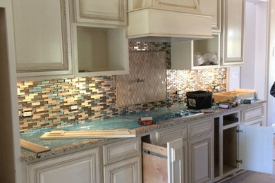 Tuscan home design photo in Atlanta