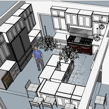 axonometric design -confirm spec cabinets