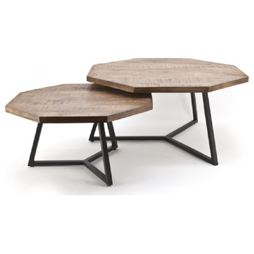 Nesting Coffee Table | By-Boo Octagon