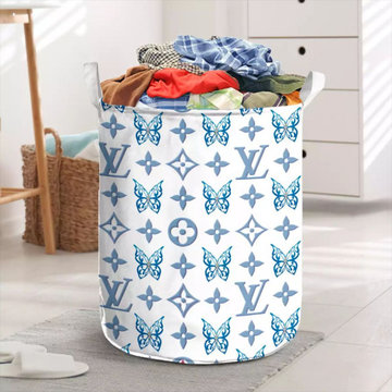 Blue Diamond Butterfly Louis Vuitton Laundry Basket