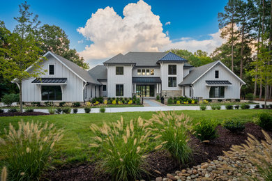 Coastal house exterior in Charlotte.