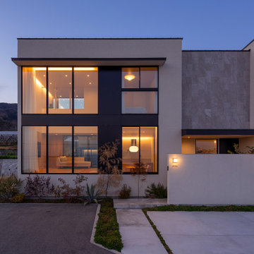 japandi courtyard house with ocean／兵庫県淡路市