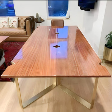 Flat Brass Coffee Table Legs