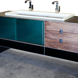 Modular steel vanity II - Bathroom Vanities And Sink Consoles
