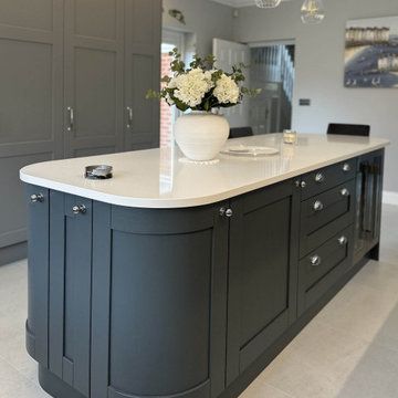 Grey Shaker Kitchen in Papworth Everard