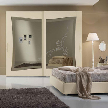 Upholstered Italian Bed / Bedroom Opera 02 by Spar - $3,085.00