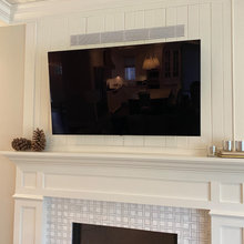 Fireplace and TV