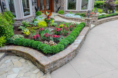 This is an example of a traditional landscaping in Toronto.
