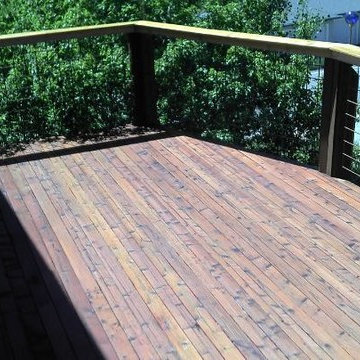 Deck with Grid Railing