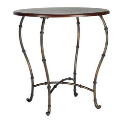 Selma Cappuccino End Table - Side Tables And End Tables