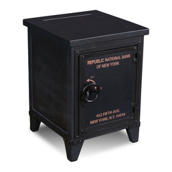 Sunset Trading - Bank Storage End Table - Side Tables And End Tables