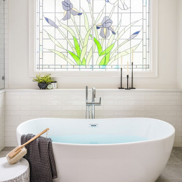 Lake Norman Sanctuary Master bathroom remodel