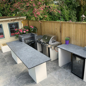 Steel Grey Leather Finish - Granite