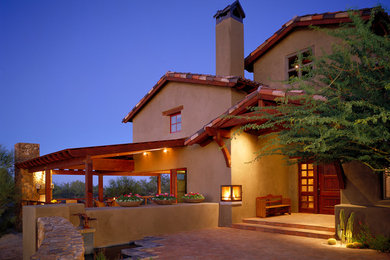 Tuscan exterior home photo in Phoenix