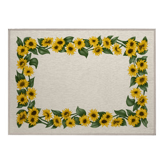 Indoor/Outdoor Kendall KE17 Beige Machine Washable 10' x 14' Rug, 1'8 ...