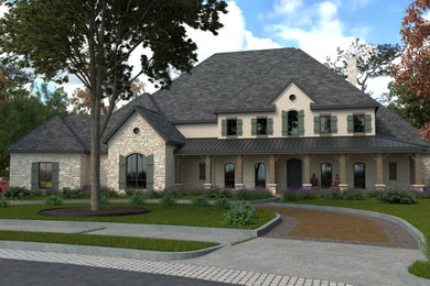 Elegant house exterior photo in Dallas