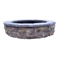 Fossill Stone Limestone 30 Fire Pit Kit - Fire Pits