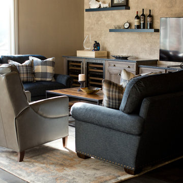 Sophisticated Family Room Remodel