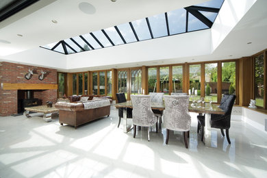 Inspiration for a contemporary living room in Other.