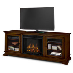 Indoor Fireplaces Hudson Electric Fireplace, Espresso