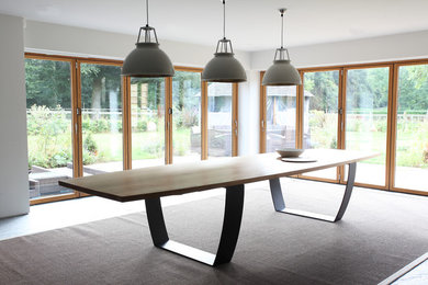 Bespoke Oak/Steel Dining Table