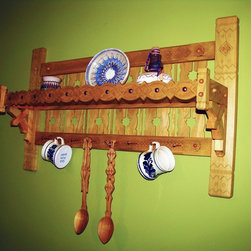 Rustic crockery shelf - Dish Racks