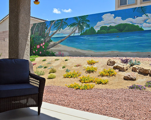 Backyard Mural - South Pacific Beach Scene