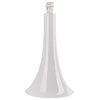 Innermost Modern Trumpet Table Lamp Base, White