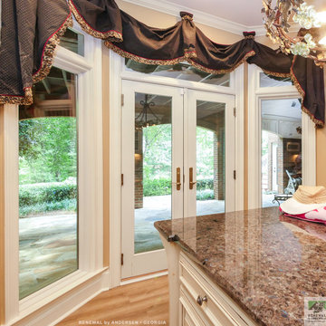Beautiful New Windows and Doors in Amazing Kitchen - Renewal by Andersen Georgia