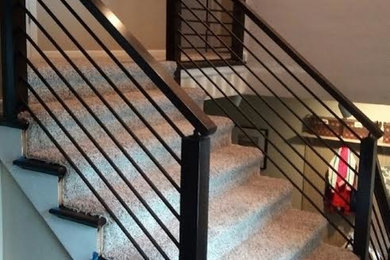 Design ideas for a contemporary staircase in Cincinnati.