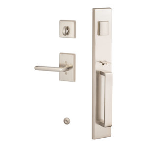 Rustic Series Vail Handle Set With Logan Lever Interior Trim