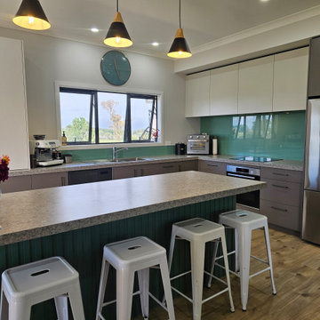 Hamilton Project | Reflections Splashback in Sage Green