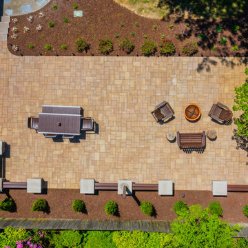 LARGE PAVER PATIO IN WESTHAMPTON