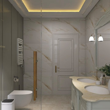 Elegant Bathroom Design | Classic Modern Interior