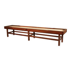 16' Harvard Shuffleboard - Traditional Mahogany Finish - Game Tables