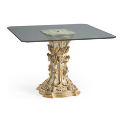 Inviting Home Inc. - Carved Center Table - Side Tables And End Tables