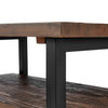 Pomona 48"L Metal and Wood Coffee Table